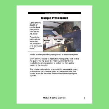 Example page from the instructor guide