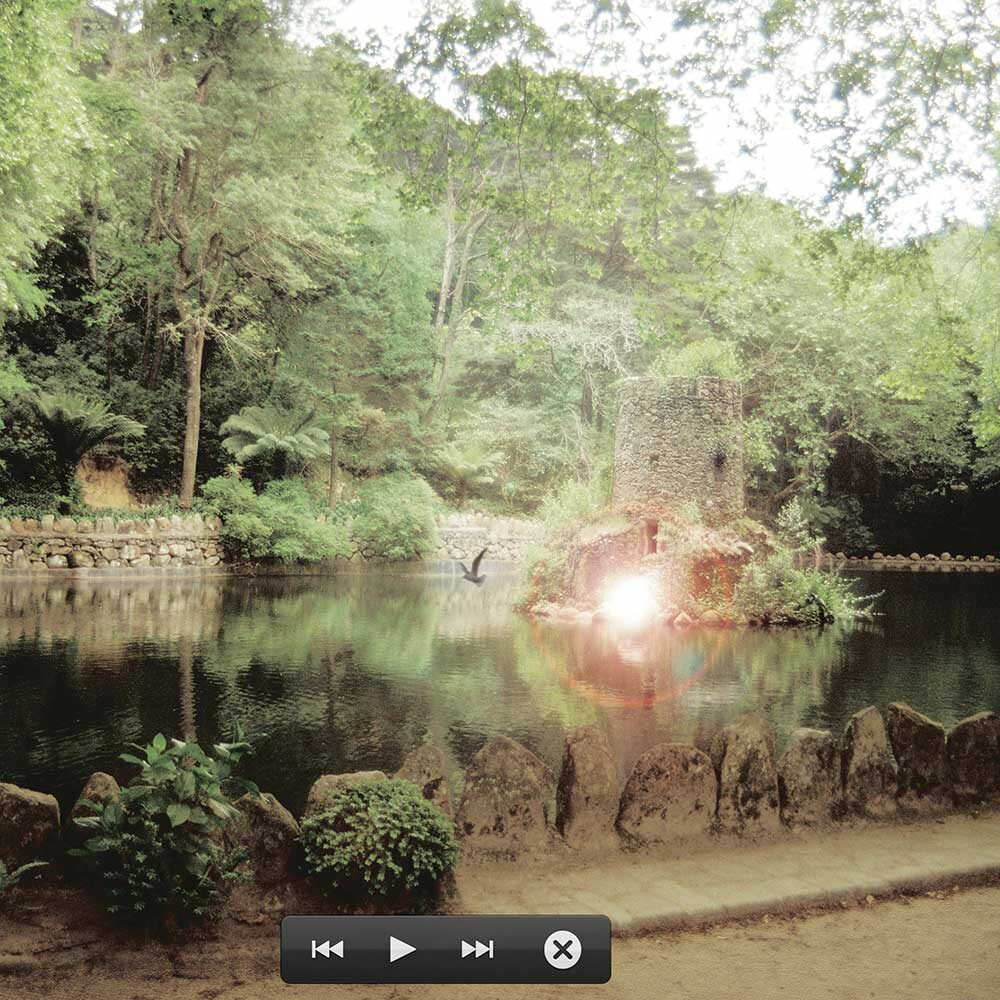 Retouched drum scanned image