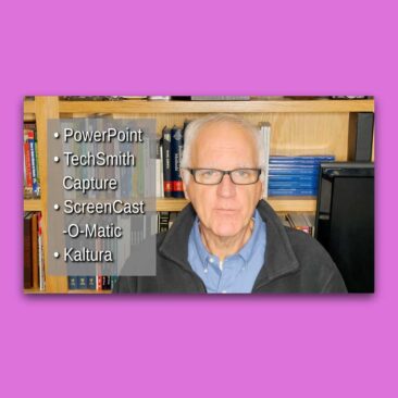 Still frame from an instructional video, showing the host speaking to the camera